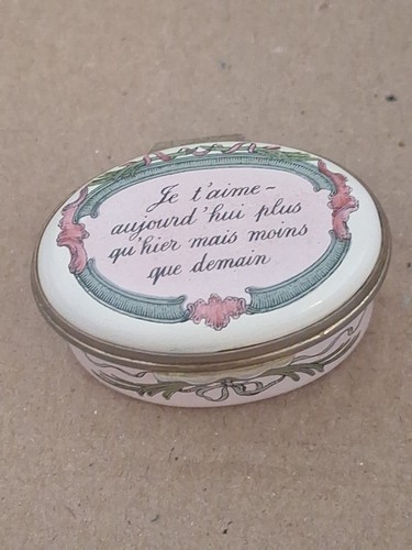 Halcyon days enamel box - days, ws9