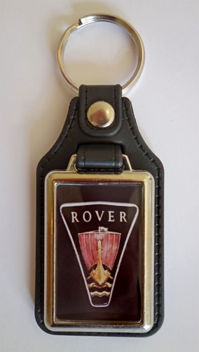 Rover faux leather key - ring, /