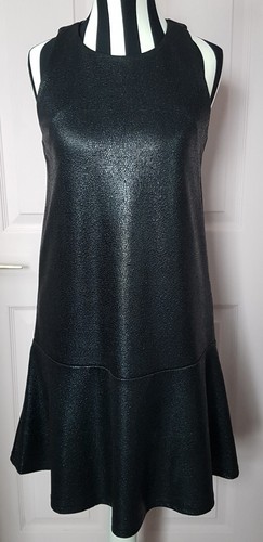Reserved black dress - reserved, frill