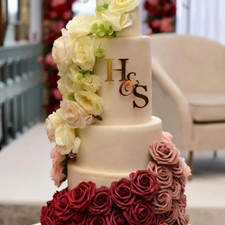 Personalised Couple Two Letter Wedding Engagement Cake Topper Charm Party Decor