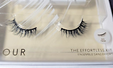 Velour Lashes The Effortless Kit Silk Lash Kit w/ Applicator Glue  NIB