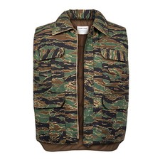 Padded Body Warmer Fishing Hunting Shooting Army Combat Multi Pocket Vest Camo