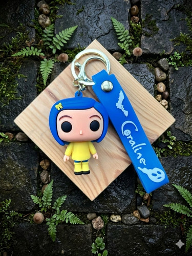 Coraline keyring gift present - keyring,