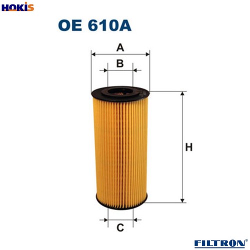 Oil filter 610a for - oil, oe