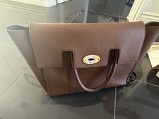 Mulberry Bayswater w/ Strap Oak Grain Leather Shoulder Bag Used with Dust Bag