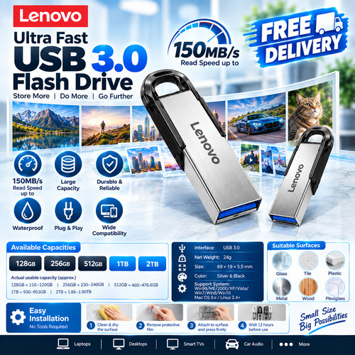 Lenovo 2tb usb flash - lenovo, 3.0