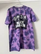 Black Sabbath Rare Tie Die T Shirt Medium