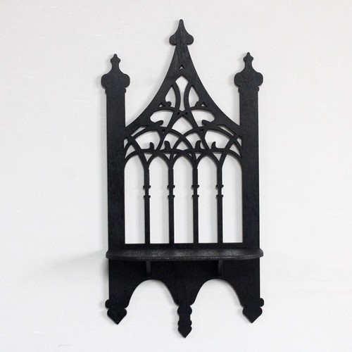 Wood wall mount - wall, candle