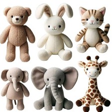 Soft plush teddy bear - soft, 20cm