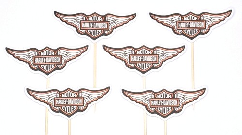Harley davidson cupcake - harley,