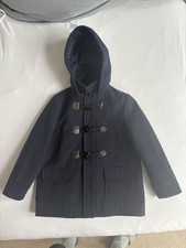 Monsoon Boys 7-8 Yrs Navy Blue Hooded Duffle Coat