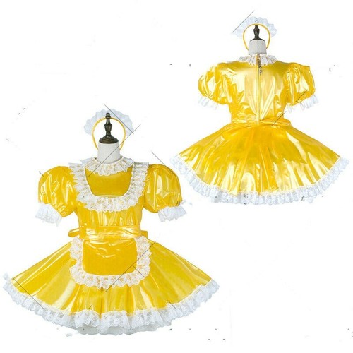 Sissy maid yellow clear - sissy,