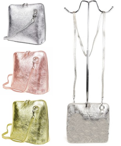 Metallic genuine leather - metallic,