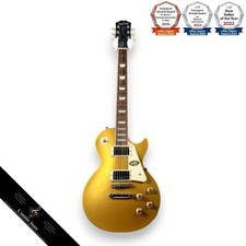 Epiphone Les Paul Standard 50s Plain Top Guitar Metallic Gold 3.96kg