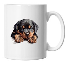 Rottweiler Mug Sleeping Laying