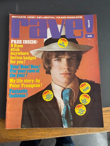 Rave magazine april 1968 peter - rave,