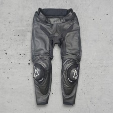 Alpinestars Missile V3 Men's Leather Motorcycle / Motorbike Racing Pants Black