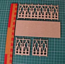 VINTAGE DOLLS HOUSE MINIATURES BALCONY PARTS SET