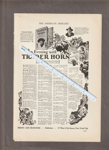 Vintage 1928 trader horn - 1928,
