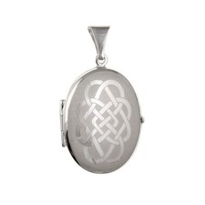 NEW Large Celtic Engraved Oval
