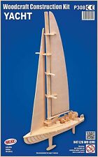 Yacht Carrier Woodcraft Construction Kit Wooden Ship Model 3D Puzzle Gift UK