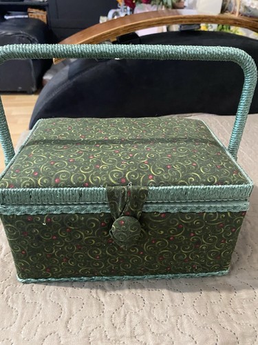 Vintage sewing box with - sewing,