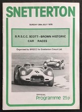 SNETTERTON 30 Jul 1978 BRSCC