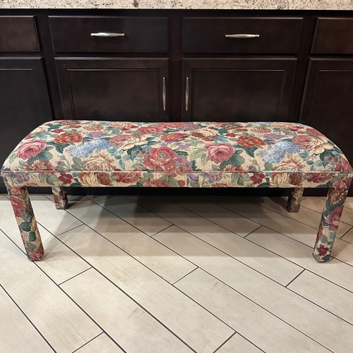 Vintage floral upholstered - floral,