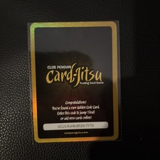 Club Penguin Jitsu Rare Golden