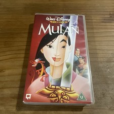Disney Mulan VHS 1999 Walt Disney Classics Masterpiece Collection PAL Video