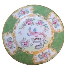 Vintage Antique Minton Green Cockatrice  Side Plate  16cm  early 20th Century