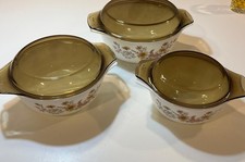 Vintage 3 X Pyrex Country