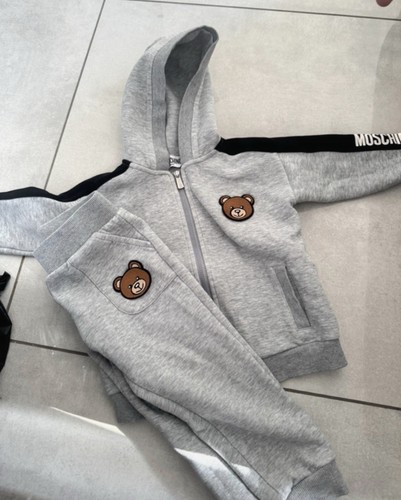 Moschino baby grey 24m zip - baby,