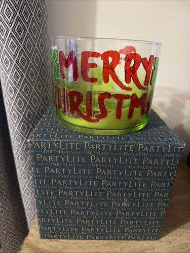 Partylite blown glass - partylite, green