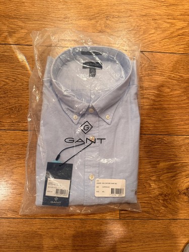 Men gant blue oxford - gant,