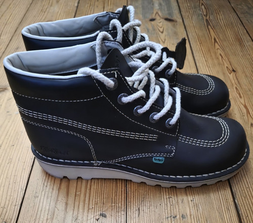 Kickers men leather - kickers, brown