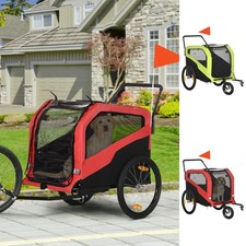 PawHut 2 in 1 Dog Bike Trailer