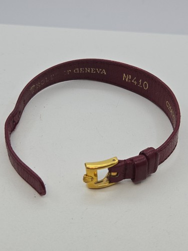 Rolex leather strap and - leather,