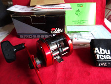 A STUNNING BOXED UNUSED ABU AMBASSADEUR 6600 D5 SW MULTIPLIER REEL