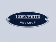 LAMBRETTA PEGASUS SEAT BADGE