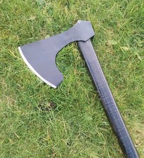 Large Metal Headed Nordic Norse Style Wood Chopping Axe Hatcket