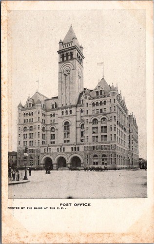 Vintage post office - office, clock