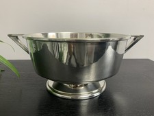 Art Deco Early 1900s Silver Plate Fruit Bowl serving dish stamped Davis & powers