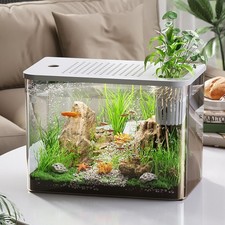 PET+ABS Fish Tank with Lid