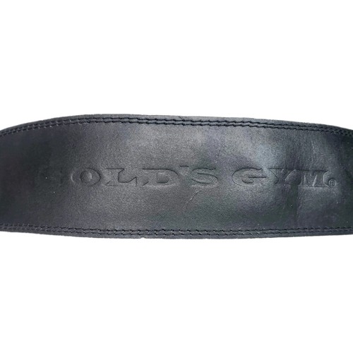 Gold gym split leather - gold's, black