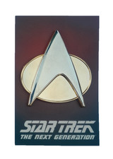 STAR TREK THE NEXT GENERATION FULL SIZE PROP REPLICA COMMUNICATOR PIN BADGE