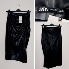 Zara Black Vegan Faux Leather