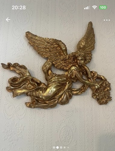 Pair vintage gold gilt - of,