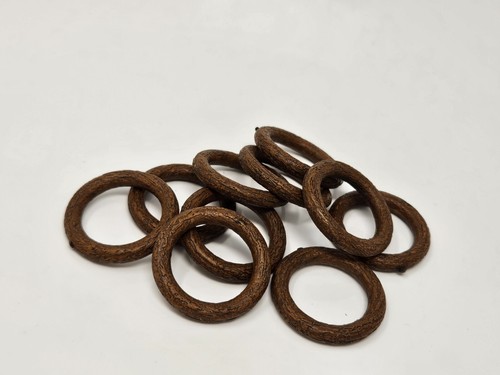 Vintage brown plastic faux - vintage,