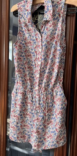 Ladies playsuit floral shorts - playsuit,